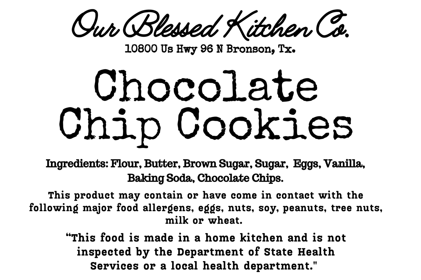 Chocolate Chip Cookie