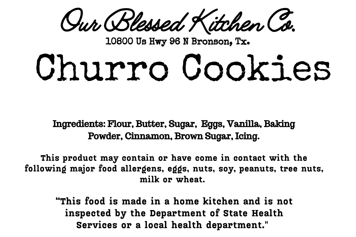 Churro Cookie